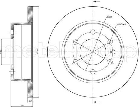 BOSCH 0 986 479 S05 - Bremžu diski adetalas.lv