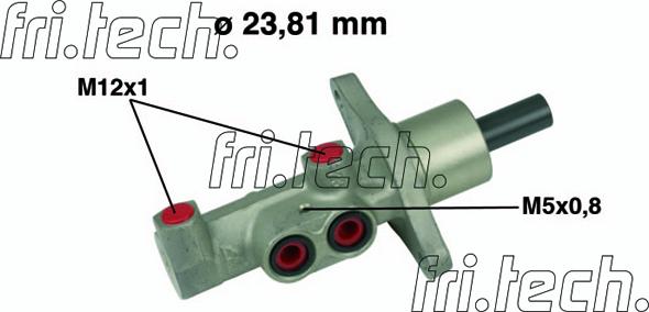 Fri.Tech. PF581 - Galvenais bremžu cilindrs adetalas.lv