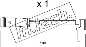 Fri.Tech. SU.330 - Indikators, Bremžu uzliku nodilums adetalas.lv