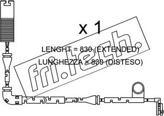 Fri.Tech. SU.327 - Indikators, Bremžu uzliku nodilums adetalas.lv