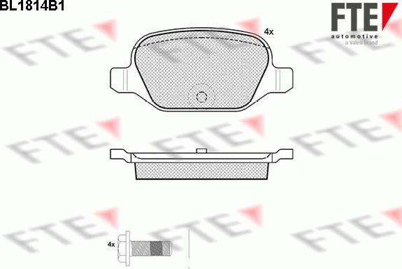 FTE 9010392 - Bremžu uzliku kompl., Disku bremzes adetalas.lv