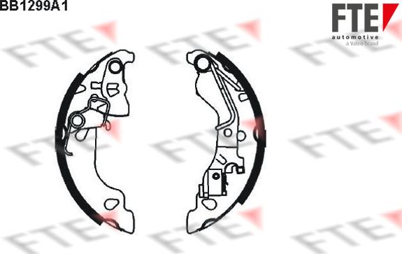 FTE BB1299A1 - Bremžu loku komplekts adetalas.lv