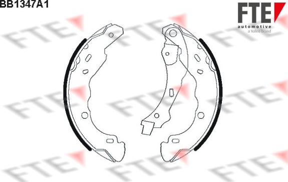 FTE BB1347A1 - Bremžu loku komplekts adetalas.lv