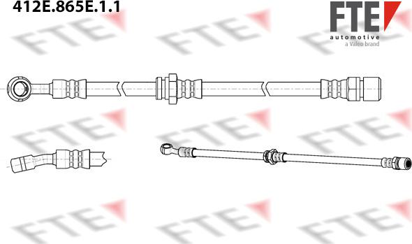 FTE 9240953 - Bremžu šļūtene adetalas.lv