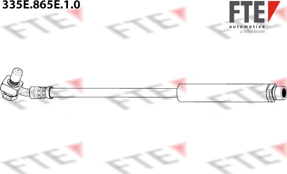 FTE 335E.865E.1.0 - Bremžu šļūtene adetalas.lv