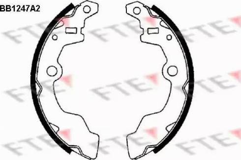 FTE BB1247A2 - Bremžu loku komplekts adetalas.lv