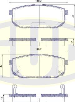 G.U.D. GBP104202 - Bremžu uzliku kompl., Disku bremzes adetalas.lv