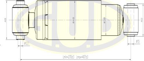 G.U.D. GSA343308 - Amortizatora statnes balsts adetalas.lv