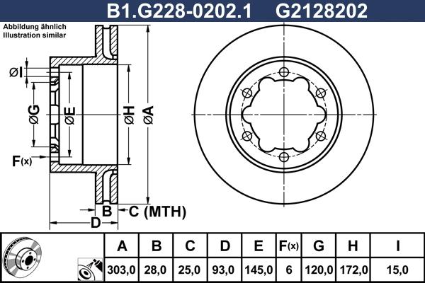 Galfer B1.G228-0202.1 - Bremžu diski adetalas.lv