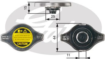 Gates RC127 - Vāciņš, Radiators adetalas.lv