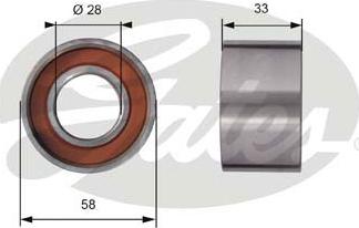 Gates T41290 - Spriegotājrullītis, Gāzu sadales mehānisma piedziņas siksna adetalas.lv