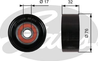 Gates T36253 - Parazīt / Vadrullītis, Ķīļrievu siksna adetalas.lv