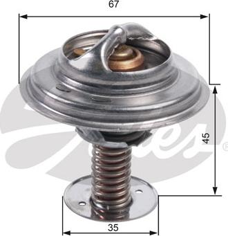 Gates TH45682G1 - Termostats, Dzesēšanas šķidrums adetalas.lv