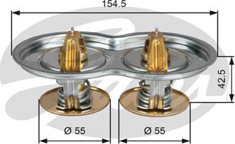 Gates TH51975/80G1 - Termostats, Dzesēšanas šķidrums adetalas.lv