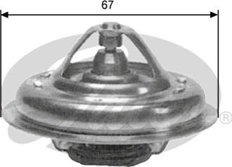 Gates TH09985G1 - Termostats, Dzesēšanas šķidrums adetalas.lv