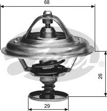 Gates TH12087 - Termostats, Dzesēšanas šķidrums adetalas.lv