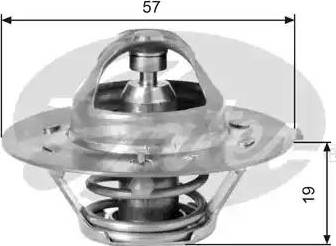 Gates TH09082G1 - Termostats, Dzesēšanas šķidrums adetalas.lv