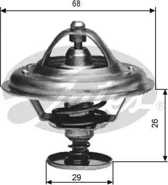 Gates TH09789G1 - Termostats, Dzesēšanas šķidrums adetalas.lv