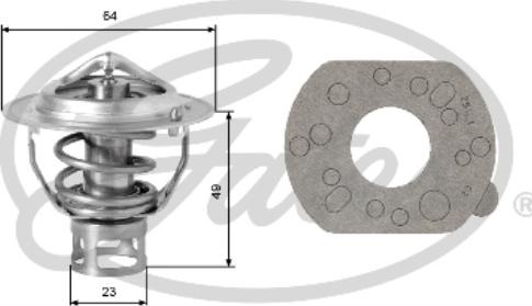 Gates TH04077G1 - Termostats, Dzesēšanas šķidrums adetalas.lv