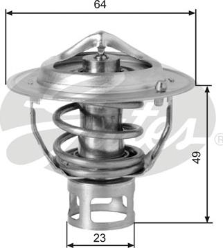 Gates TH04077 - Termostats, Dzesēšanas šķidrums adetalas.lv