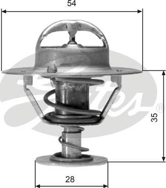 Gates TH04277 - Termostats, Dzesēšanas šķidrums adetalas.lv