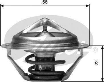Gates TH06182G1 - Termostats, Dzesēšanas šķidrums adetalas.lv