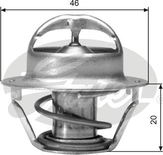 Gates TH03082G1 - Termostats, Dzesēšanas šķidrums adetalas.lv