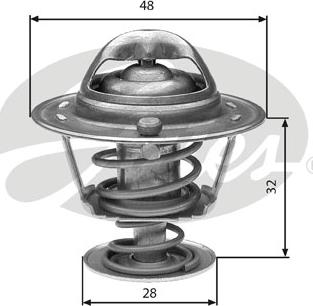 Gates TH32576G1 - Termostats, Dzesēšanas šķidrums adetalas.lv