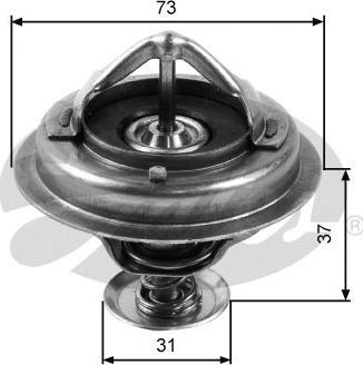 Gates TH24588G1 - Termostats, Dzesēšanas šķidrums adetalas.lv