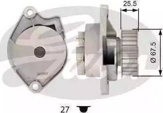 BOSCH 1 987 949 716 - Ūdenssūknis adetalas.lv