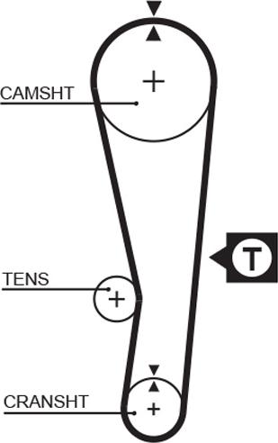 GATES-AU T095 - Zobsiksna adetalas.lv