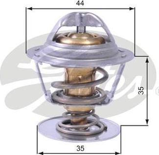 GATES-AU TH43688G1 - Termostats, Dzesēšanas šķidrums adetalas.lv