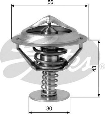 GATES-AU TH05382G1 - Termostats, Dzesēšanas šķidrums adetalas.lv