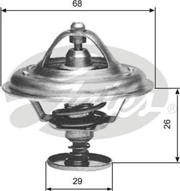 GATES-AU TH08983G1 - Termostats, Dzesēšanas šķidrums adetalas.lv