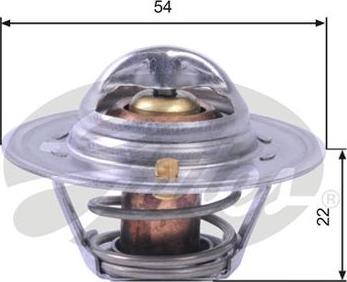 GATES-AU TH12888G1 - Termostats, Dzesēšanas šķidrums adetalas.lv