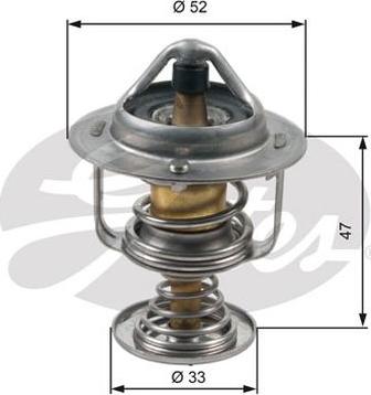 GATES-AU TH30580G1 - Termostats, Dzesēšanas šķidrums adetalas.lv