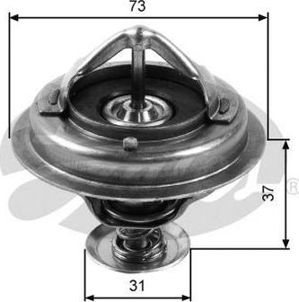 GATES-AU TH24588G1 - Termostats, Dzesēšanas šķidrums adetalas.lv