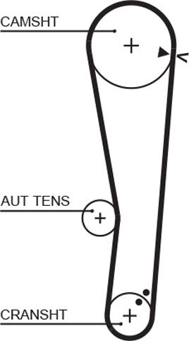 GATES-MX T324 - Zobsiksna adetalas.lv