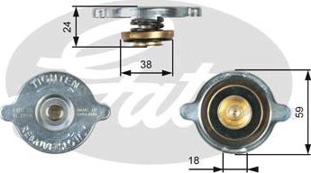 GATES-SEA RC113 - Vāciņš, Radiators adetalas.lv