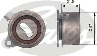 GATES-SEA T41244 - Spriegotājrullītis, Gāzu sadales mehānisma piedziņas siksna adetalas.lv