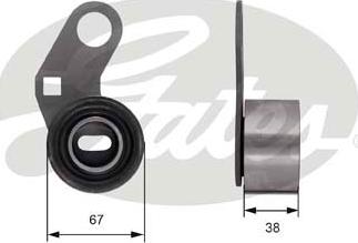 GATES-SEA T41247 - Spriegotājrullītis, Gāzu sadales mehānisma piedziņas siksna adetalas.lv