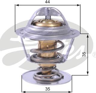 GATES-SEA TH43688G1 - Termostats, Dzesēšanas šķidrums adetalas.lv