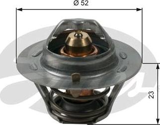 GATES-SEA TH14088G1 - Termostats, Dzesēšanas šķidrums adetalas.lv