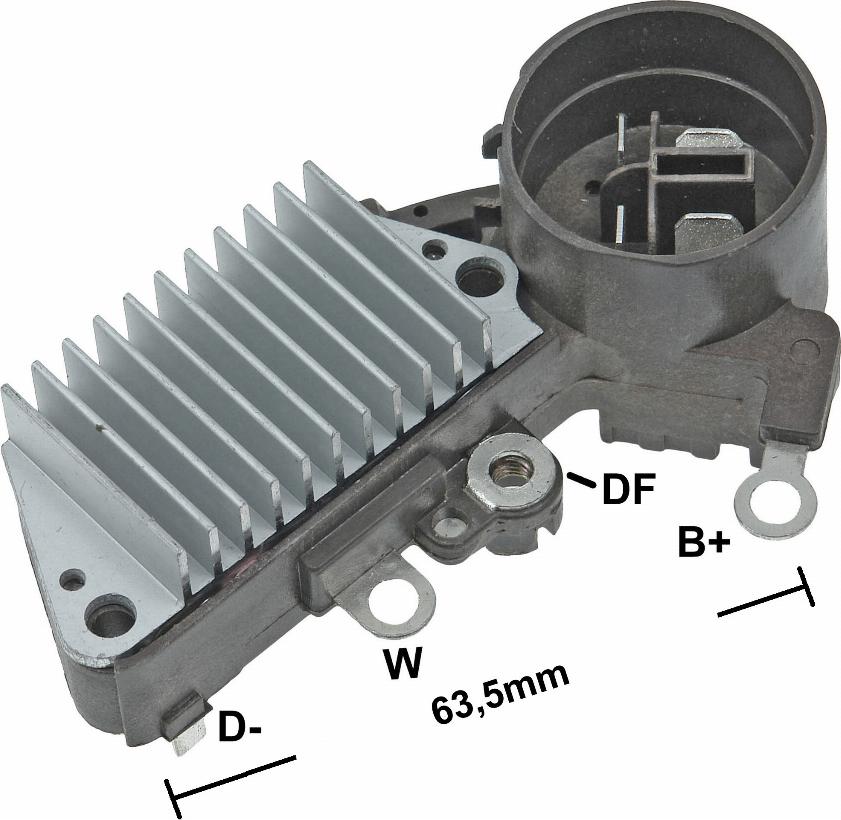 GAUSS GA843 - Ģeneratora sprieguma regulators adetalas.lv