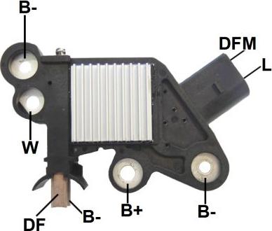 GAUSS GA339 - Ģeneratora sprieguma regulators adetalas.lv