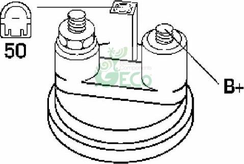 GECO M548550 - Starteris adetalas.lv