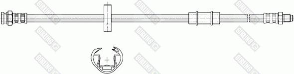 Girling 9002226 - Bremžu šļūtene adetalas.lv