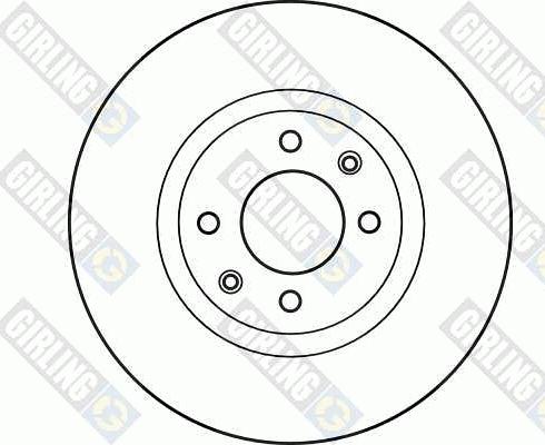 BOSCH BD534 - Bremžu diski adetalas.lv