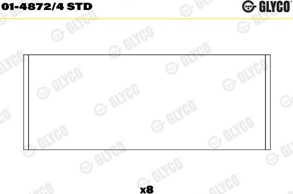 Glyco 01-4872/4 STD - Klaņa gultnis adetalas.lv