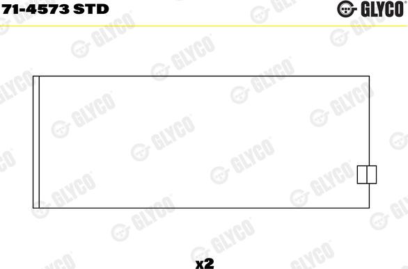 Glyco 71-4573 STD - Klaņa gultnis adetalas.lv